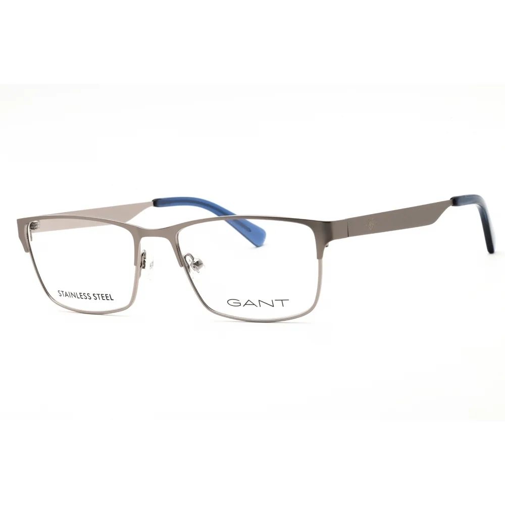 NWT Gant GA3295 Light Ruthenium Rectangle 52mm Eyeglasses